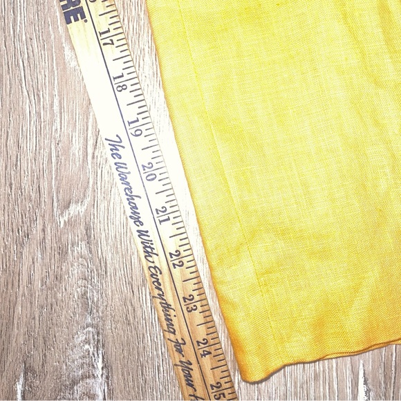 Vintage JADE Melody Tam Women’s Orange Linen Pants Embroidered Palm Tree Size 8 - Picture 10 of 13